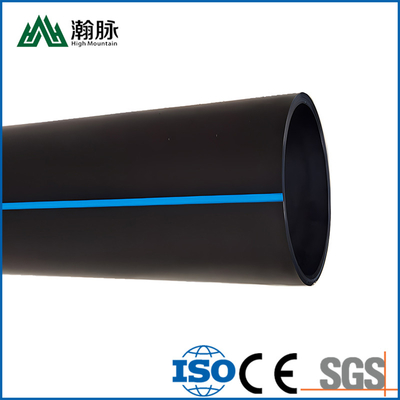Siyah PE100 HDPE su borusu SN8 200mm 300mm 400mm Çözem sistem için
